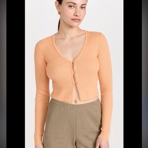 Vince Cashmere & Silk Shrunken Button Cardigan